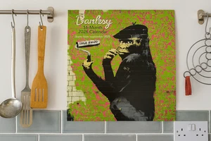 Banksy 2026 Calendar 16-Month Wall Art Charity Edition Organiser Artist New - Picture 1 of 7