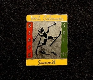 1997 NATIONAL BROTHERHOOD OF SKIERS Pin Vail COLORADO 'Black Summit' recuerdo - Imagen 1 de 3