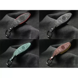 Suede Leather Car Key Fob Shell Case Cover Bag For McLaren 720S 570S 570GT 600LT - Picture 1 of 23