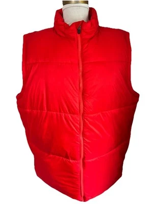 㝅�XERSION Colete Masculino Laranja Zíper Completo Tamanho XL-ALTO * Novo com etiquetas - Imagem 1 de 4