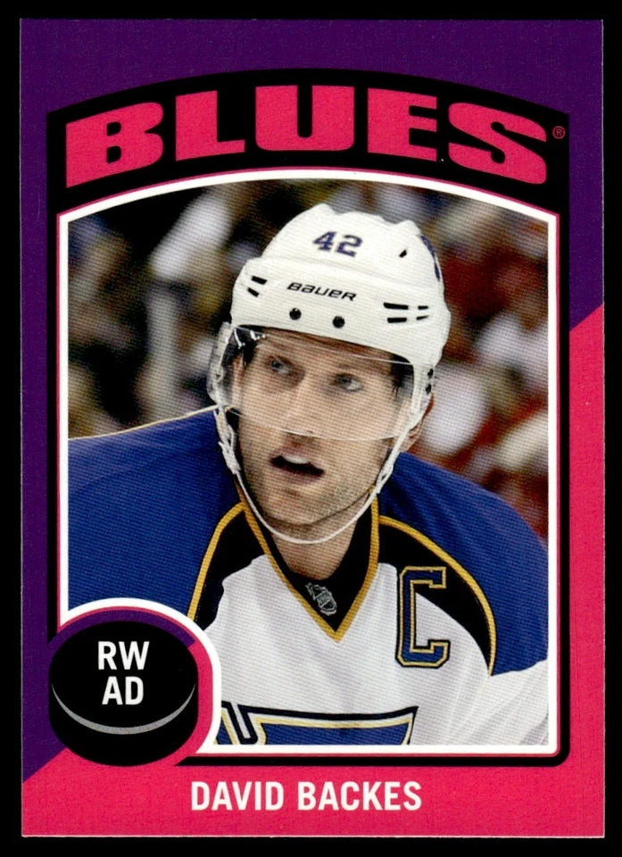 2014-15 O-Pee-Chee Stickers David Backes St. Louis Blues #ST-28 - Image 1 of 2