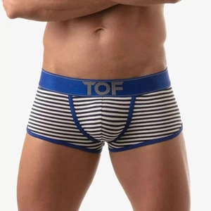 TOF Paris Sexy Sailor Boxer Shorts,XXL Pouch,Striped Nautical Design - Picture 1 of 19
