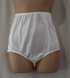 Vintage Sears Yellow Silky Brief Panties Size 9 26-38" Waist - Picture 1 of 4