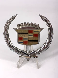 Cadillac Wreath Hood Ornament - Picture 1 of 9