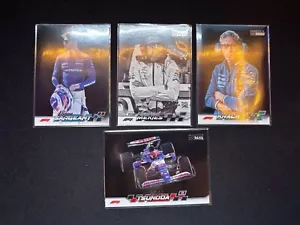 2024 F1 Paddock Pass - Set of 3 Black Foil & 1 Black and White Laurent Mekies - Picture 1 of 3