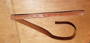 brown belt no buckle man made material made in USA - Picture 1 of 2