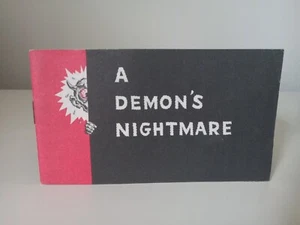 A Demons Nightmare Jack T Chick Publication Vintage Religous Tract 1972 Christia - Picture 1 of 8