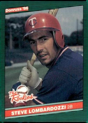 1986 Donruss The Rookies #18 Steve Lombardozzi Minnesota Twins - Image 1 of 2
