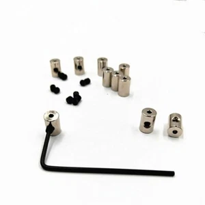 5mm biker locking pin backs , Locking Pin keepers Back With Wrench - Picture 1 of 3