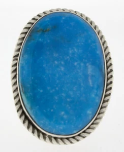 13 - Natural Kingman Turquoise "Caesar" Ring By Daniel Coriz - Picture 1 of 4