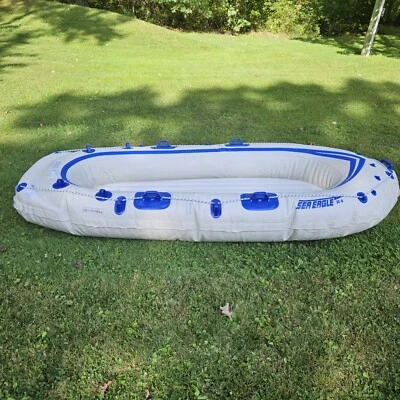 Balsa de pesca inflable Sea Eagle SE8 9 pies bote inflable Foto 1 de 4