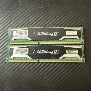 Crucial Ballistix 8GB 2x 4GB PC3-12800U 1600 Non-ECC DDR3 US BLS4G3D1609DS1S00 - Picture 1 of 3
