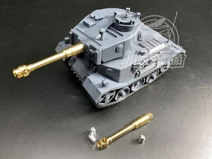 Pistola de metal tanque CYD017 Q Edition German Tiger (P) VK 45,01 cañón + carcasa para EWWT-015 - Imagen 1 de 2