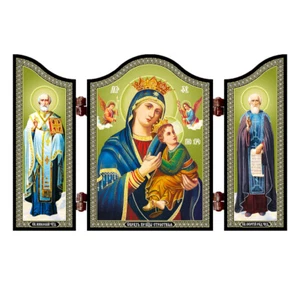 1400 Mutter von Immerwährenden Hilfe Ikone Страстная Всепомогающая Икона Altar - Picture 1 of 7