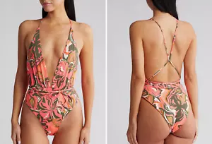 Nuevo con etiquetas Traje de baño Maaji Twister reversible Safari de una pieza S - Imagen 1 de 6