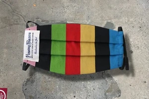 New! Rowing Blazers Croquet Stripe Face Mask Covering Made in the USA - Picture 1 of 5