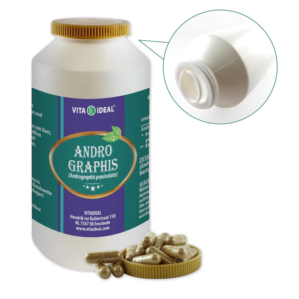 VITA IDEAL® ANDROGRAPHIS paniculata CAPSULES Chiretta Herb Green Powder Chiretta