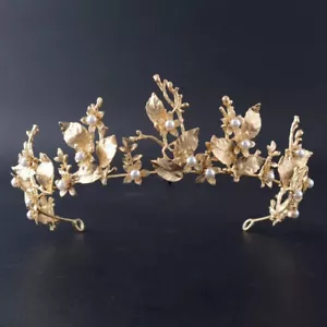 Dea greca dio corona diadema foglia oro regalo compleanno diadema compleanno sposa - Foto 1 di 6
