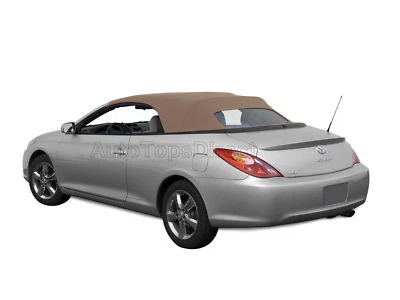 Toyota Solara 2004-09 convertible techo blando con vidrio, tela de sarga, beige/tostado Foto 1 de 4
