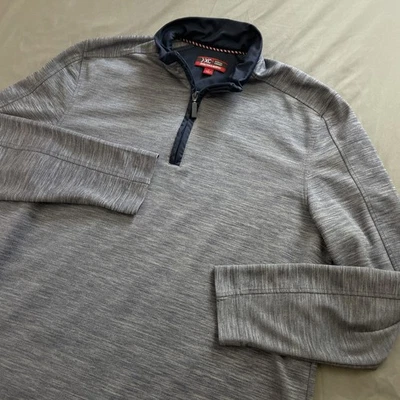 Johnston & Murphy XC4 1/4 Zip Blue Pullover Large - Image 1 of 4