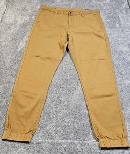 Pantalones Jogger Empyre Para Hombre 36 Marrón Informal Puño Elástico Elastizados Cómodos Sueltos - Imagen 1 de 10