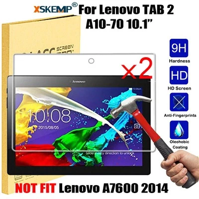 2Pcs Lenovo  Tab 4 8.0 Plus TB-8704F/X Premium Tempered Glass Screen Protector - Image 1 of 4
