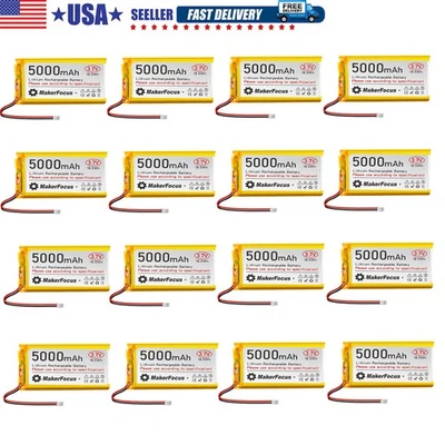 Enchufe PH2.0 de polímero de litio de 3,7 V 5000 mAh para UPS WisBlock Meshtastic Raspberry Pi Foto 1 de 4