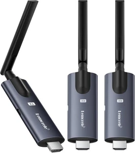 Transmisor HDMI Inalámbrico Lemorele y 2 Receptores, Soporte AP de Recepción Inalámbrico - Imagen 1 de 8