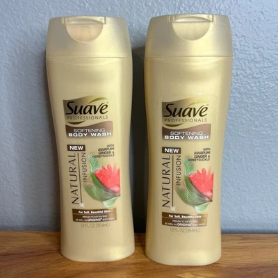 Suave Jabón Corporal Suavizante Profesional Awapuhi Jengibre Madreselva 12 OZ Cada NUEVO Foto 1 de 4