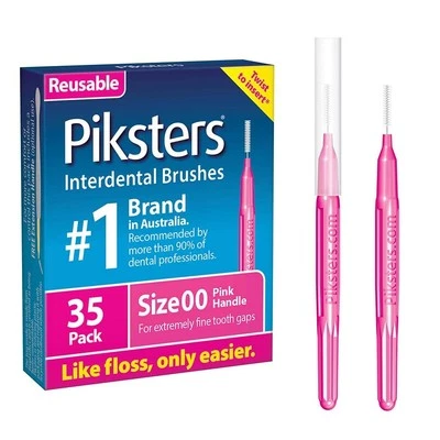 Interdental Brushes, 35 pk, Size 00, Interdental Tooth Brush for Extremely Ti... - Image 1 of 4