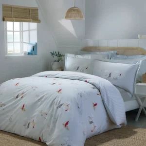 Sophie Allport Coastal Boats Blau Bettwäsche Set - Bild 1 von 1