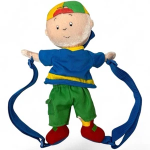 Vintage RARE Caillou Kid Backpack Plush 2002 - Picture 1 of 14