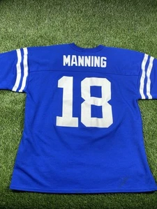 Peyton Manning Logo Sporttrikot Herren XL Indianapolis Colts Vintage blau wie abgebildet - Bild 1 von 15