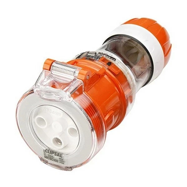 Clipsal 56 Series Socket Extension Ip66 3 Pin 32A 250V Electric Orange  56CSC332 - image 1 of 1