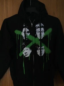 5 Seconds Of Summer - Black Hoodie/Full Zip/Drawstring/Pockets/S/Tultex - Picture 1 of 4
