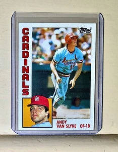 1984 Andy Van Slyke Topps Baseball Card #206 Cardinals - Picture 1 of 2
