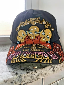 Ed Hardy  Christion Audigier  All You Need is Love Trucker Snapback Hat Cap Skul - Picture 1 of 7