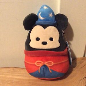 SQUISHMALLOWS Mickey Mouse THE SORCERER'S APPRENTICE Plush Stuffed Animal 5" NWT