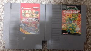 Nintendo NES Fighting LOT Turtles II  Arcade PLUS Double Dragon TESTED see pics - Picture 1 of 8