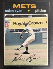 1971 Topps Baseball NOLAN RYAN Card #513 New York Mets ExMt+