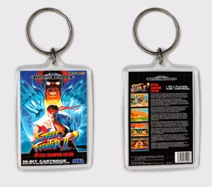 Keychain Street Fighter II Sega Mega Drive Genesis - Picture 1 of 1