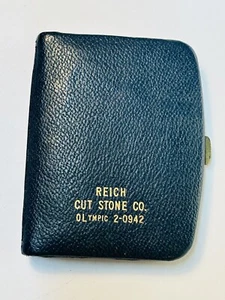 Vintage Hugo Cut Stone Co. Chicago Werbung Pflege Kit Etui Zelluloid - Bild 1 von 6
