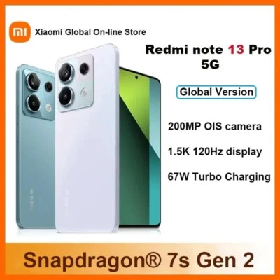 Xiaomi Redmi Note 13 Pro 128/ 256/ 512GB 5G Unlocked Global Smartphon  - Image 1 of 4
