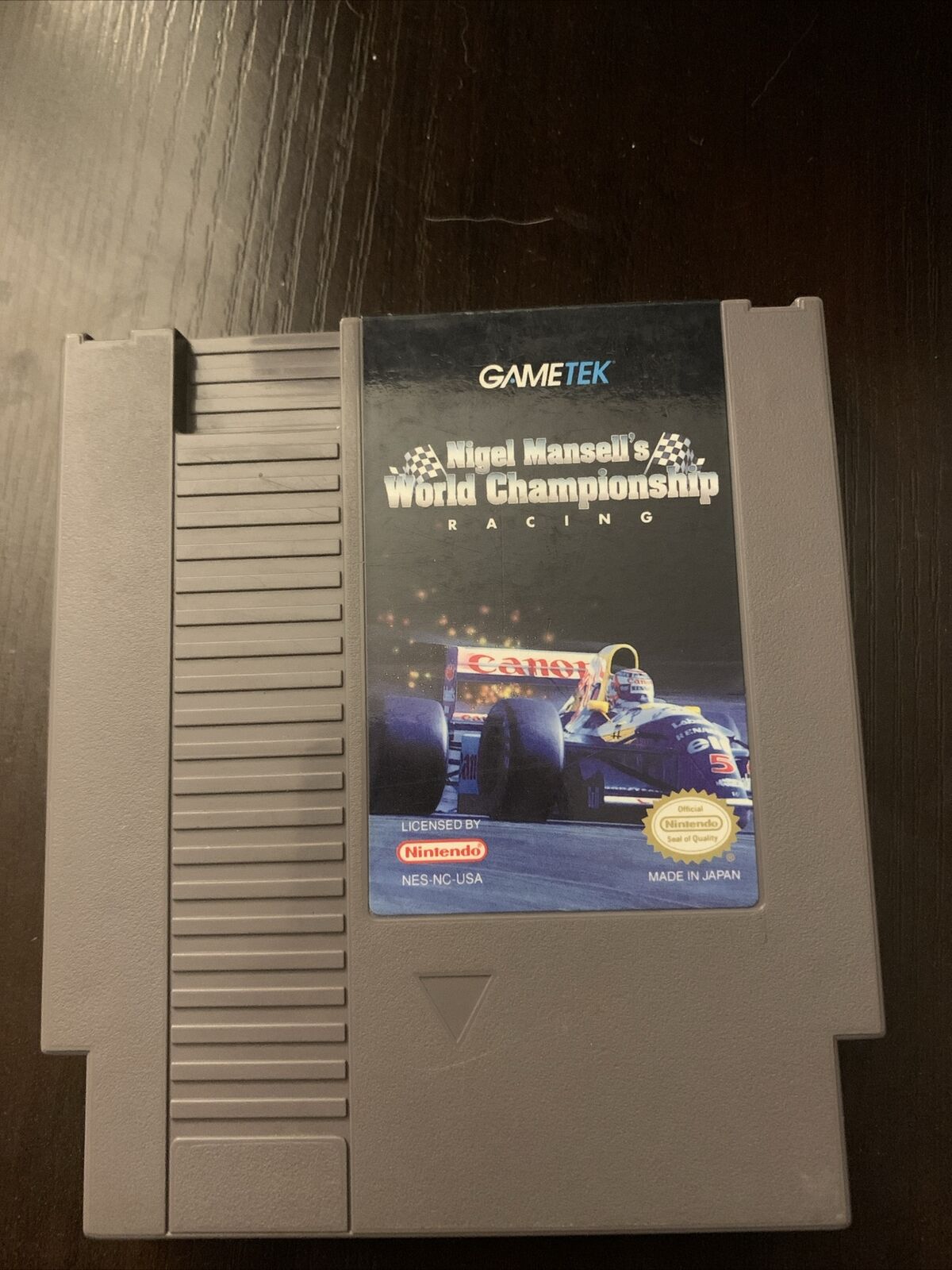 Nigel Mansell's World Championship Racing (Nintendo Entertainment System, 1993)