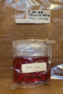 Tail light Lens - #81551-12010 / 8155112010 - Fits Toyota Corolla KE10 1966-1968 - Image 1 of 4