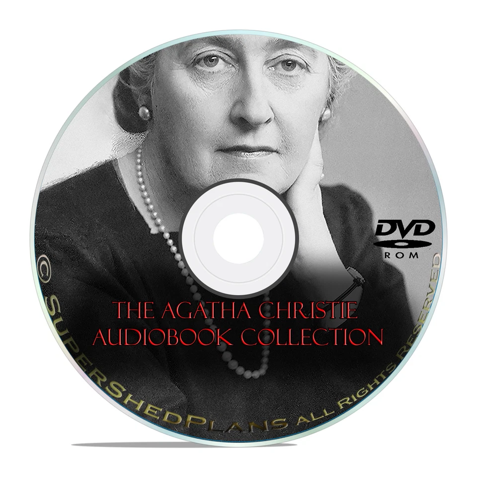 58 Agatha Christie Mystery Books, Murder Suspense, Thriller, Poirot, OTR DVD E92 - Image 1 of 1