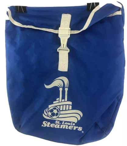 VINTAGE 1980s St Louis Steamers Major League Soccer Backpack Bag Cover