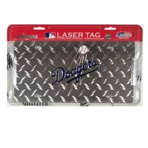New MLB Los Angeles Dodgers Diamond Laser Tag Car Truck Acrylic License Plate - Picture 1 of 2