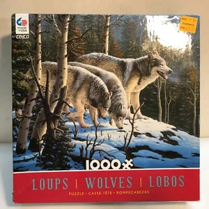 Ceaco - Loups Wolves Lobos 1000 pc Jigsaw Puzzle 27" x 20" 2016 BB - Picture 1 of 5