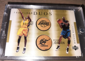 2001-02 Upper Deck Honor Roll Fab Floor Duos Michael Jordan Kobe Bryant